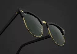 RayBan-Clubmaster-glasses 3D model