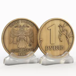 ruble 3D model