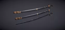 Sabre Low-poly 3D model