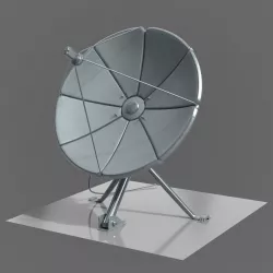 satellite dish 3D model