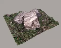 Scanned 3D rocks model 3D model