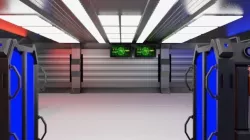 Sci fi Generator Room 3D model