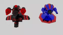 Scifi Turret  3D model