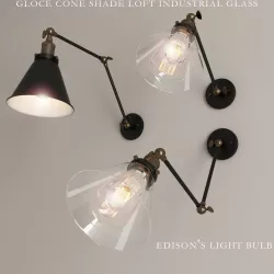 Sconce Loft Industrial Glass 3D model