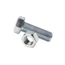 Screws with nuts 3D model