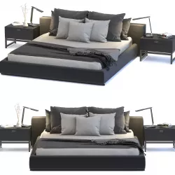 Set 1 Groundpiece  Flexform Bed  3D model
