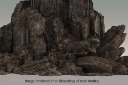 Sharp Modular Rocks Kit 3D model