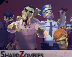 Sharp Zombies Low-poly 3D model