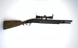 Shotgun 3D model