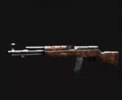SKS Rifle Low-poly 3D model