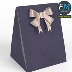 Small gift paper bag 3D model