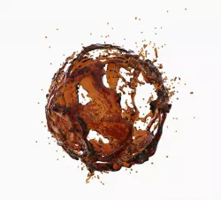 splash liquid sphere 3D model