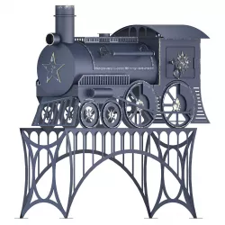 Stove train 3D model