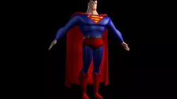 Superman Cartoon 3D model
