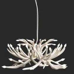 Superordinate Antlers chandelier 24 antlers white von Roll Hill 3D model