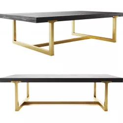 T-BRACE RECTANGULAR COFFEE TABLE RH 3D model