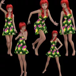 t8-lady 3D model