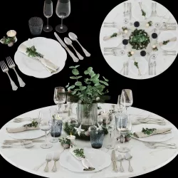 Table setting 3D model