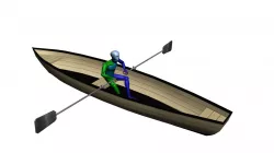 The boat 3D model
