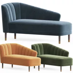 Theron Chaise Longues The Sofa and Chair Company 3D model