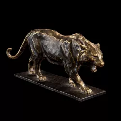Tiger statuette PBR lowpoly Low-poly 3D model
