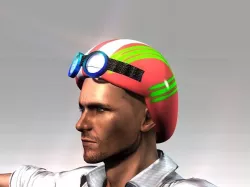 Toy Helmet Low-poly 3D model