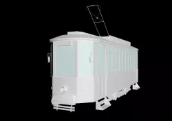 tram wagon  3D model