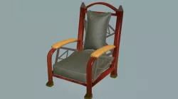 Triangles Armchair 3D model