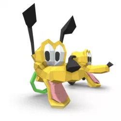 Trophy dog Pluto 3D model