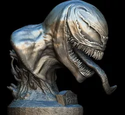 Venom Movie Head bust 3D model