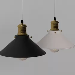  Vintage LED Pendant Light 3D model