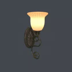 Wall Lamp v2 Low-poly 3D model