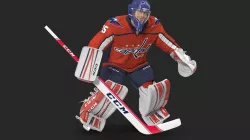 Washington Capitals Hockey Goalkeeper Rigged 3D model