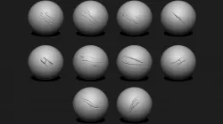 Wood Alpha Brush Texture