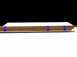 Wooden Flute 3D model