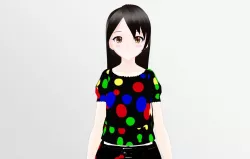 Yuki 3d model - Original Low-poly 3D model