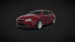 '07 Generic Coupe - Low poly model
