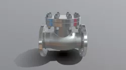 1 Flanged Check Valve With Marking