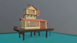 1 step of little Water House