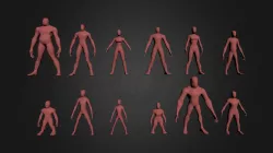 12 Sculpting Base Mesh's