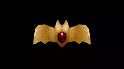 17 Bat Ornament (color)