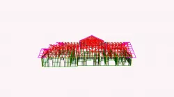 1762 Truss Layout 3D