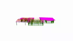 1799 Truss Layout 3D