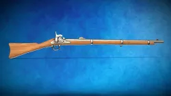 1855 Springfield rifle musket - game asset
