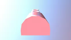 1x2 Half Circle (red)