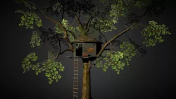 24 hour Tree House Art Test
