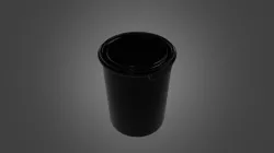 Вц1+lid 1000ml Black plastic