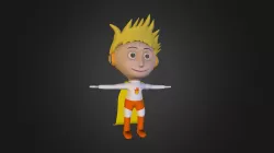 3D cartoon char