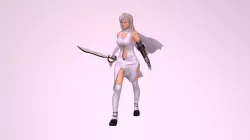 3d character Zero (Drakengard3)