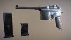 3D Mauser M712 (C96) WW2